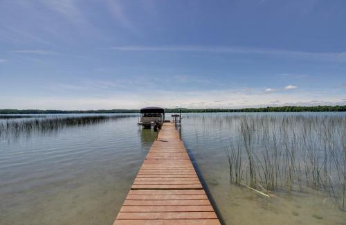 Deer River Apartment | Lakefront Deer River Apt with Dock, Fire Pit and Patio