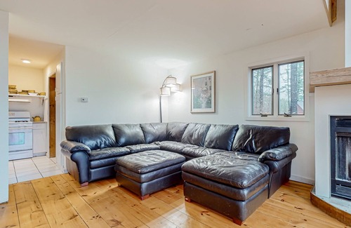Castleton House | Lakefront home near ski resorts with water view, dock, deck, fireplaces, & W/D