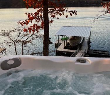Lake Ozark House | Lakefront Home with Amazing Views, Hot tub, Boat JetSki Rental Option