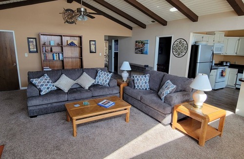 Clearlake House | Lakefront home with patio, private boat dock and fishing pier