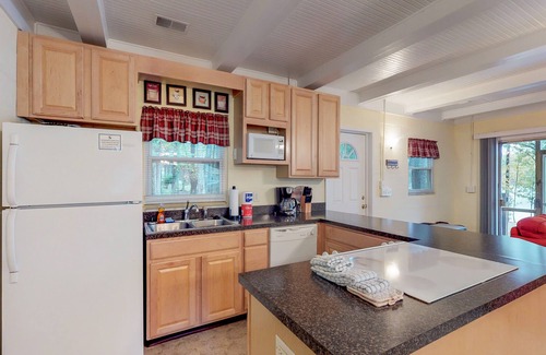Leesville House | Lakefront home with WiFi, dock, swim ladder