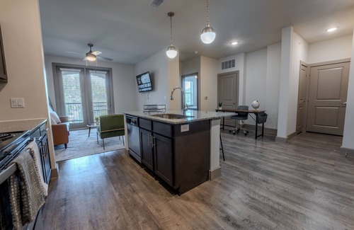 Lewisville Apartment | Lakefront Luxury King 1BR