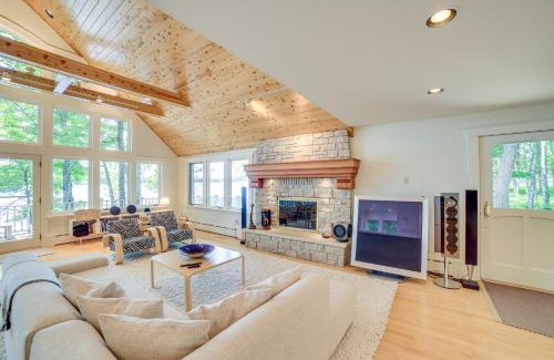 Channing House | Lakefront Michigan Retreat with Private Dock