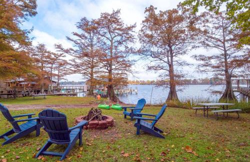 St. Joseph House | Lakefront Netterville Landing Home with Private Dock