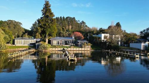 Okere Falls House | Lakefront Oasis