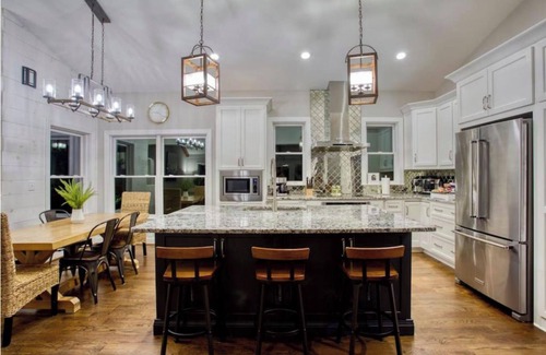 Flowery Branch House | Lakefront, Saltwater Pool, Backyard Oasis, Private Dock, Home Gym