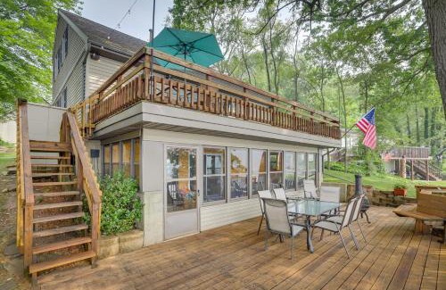 Sister Lakes House | Lakefront Sister Lakes Vacation Rental with Dock!