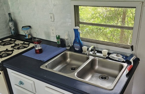 Victoria Road House | Lakefront trailer for rent, in Kawthra Lakes, on 1 acre of land
