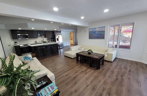 West Omaha House | Lakefront walk-out basement with private Pool, Hot Tub, Sauna and Pool Table 🏖