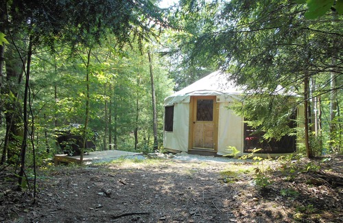 Alton Cabin | LAKES REGION YURTS! The BEST private yurt in the Lakes Region. Book now☺️n
