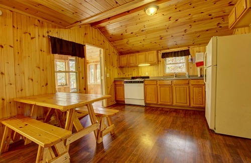 Lac du Flambeau Cabin | Lakeside Wisconsin Northwoods Cabin with Private Dock. Pet Friendly!