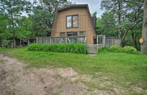 Stearns County House | Lakeview 10-Acre Kimball Cabin with Private Beach!