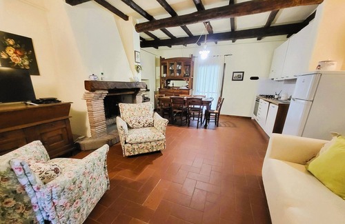 San Romano in Garfagnana Villa | Lama Piana 2 cottages let together in price. Private pool. Walk to river. WIFI