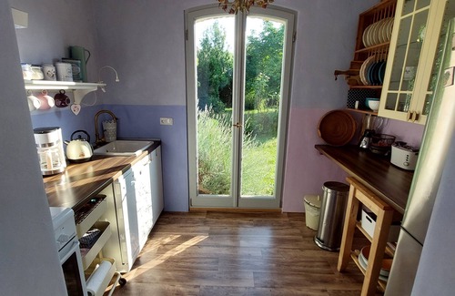 Wachow Apartment | Landhaus Sinneswandel in the middle of Havelland- Apartment Lavendel ground floor with garden