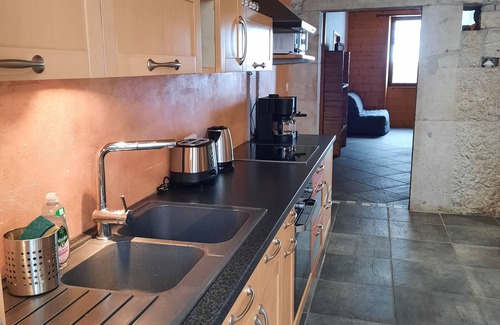 Premanon Apartment | Large apartment in village center with direct access to ski and hiking trails
