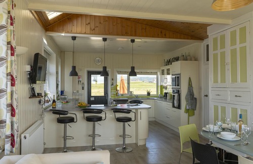 Borth House | Large Bungalow sleeps 11. Beautiful views, big garden, lots of parking.n
