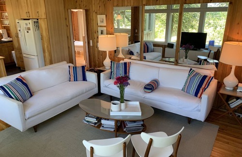 Fire Island Pines House | Large Heated Pool, Hot Tub, AC, Roof Deck, PINES home near Harbor!