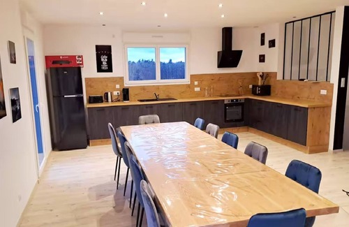 Pierrepont-sur-l'Arentele Cottage | Large home for 10 with nordic bath and games near the Vosges