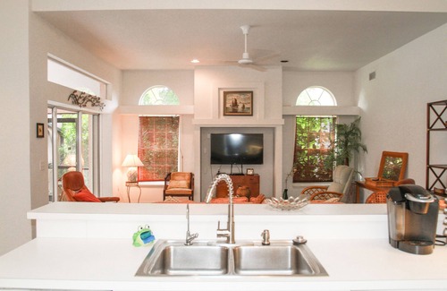 Laurel House | Large, Lush Waterfront Home Heated Pool: Near Casey Key, beaches, shops, food