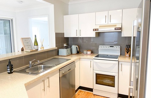 Merewether House | Large Merewether 4 bedroom family home with a Bocce' Court- Outside pets welcome