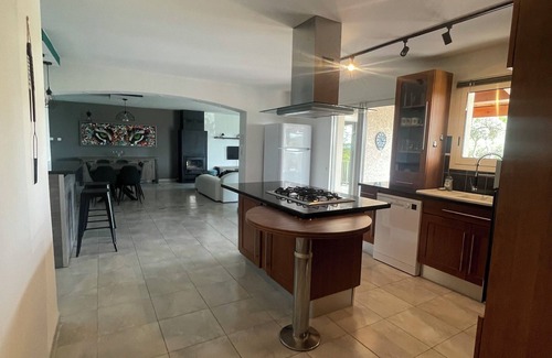 Joyeuse Apartment | Large modern gîte, Swimming pools, Wifi, Play area, enclosed gite village