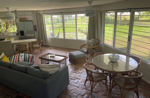 Playa House | Large Oceanfront 4 Bedroom Home near Rincon directly on a Beautiful Quiet Beach