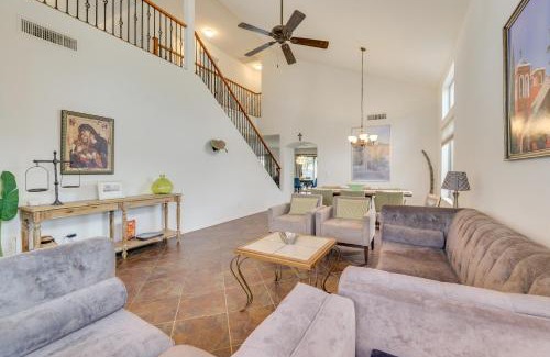 Coolidge House | Large Pool and Yard with Bocce Oasis in Coolidge!