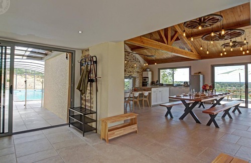 Sail-les-Bains Cottage | Large renovated house with heated pool, game room, for 14 guests in Sail-les-Bains