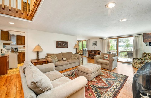 Moultonborough House | Large Sandy Beach on Lake Kanasatka minutes from hiking trails