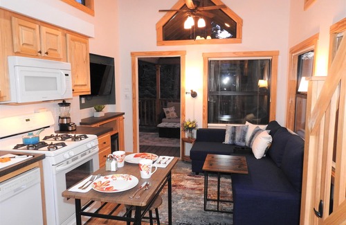 Woodland Park Cottage | "Large" Tiny Home with HOT TUB perfect for a family get-away or girl's weekend!