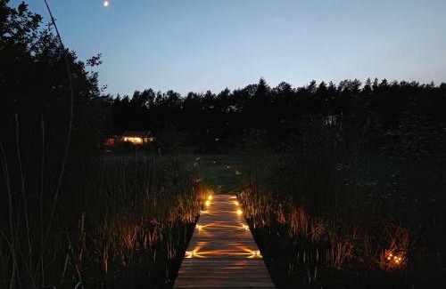 gmina Osiek House | Leśny domek z prywatnym pomostem