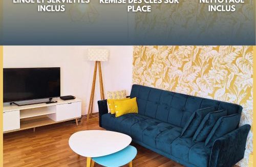 Saint-Helier Apartment | Le Fatsia - Rennes Gare T2