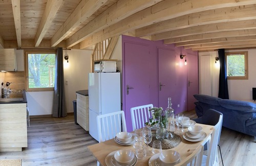 Saint-Regis-du-Coin Ski Chalet | Le Jardin des 4M - Chalet-Gîte Mauve