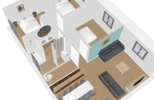 Saint-Florent-sur-Cher Apartment | Le Loft Scandinave - Home Homy
