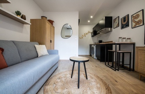Yves Farge - Le Fleuve Apartment | Le Lortet - new studio - cozy atmosphere