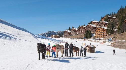 Station de Drouzin le Mont Apartment | Le pied des pistes, studio 5 pers, balcon sud est, vue sur les montagnes