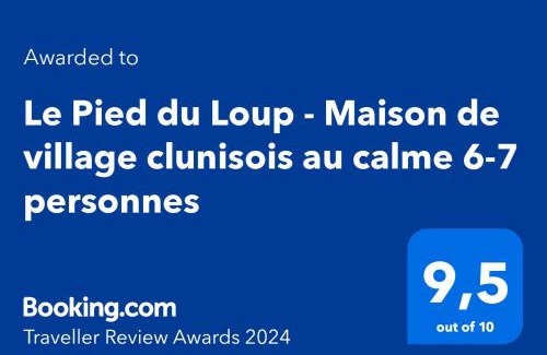 Flagy House | Le Pied du Loup - gîte proche Cluny au calme 6-7 personnes