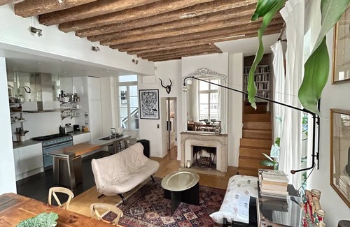 Saint-Germain-des-Pres Apartment | Le Procope- St Germain Odeon Historic 1750 Charm Duplex STREET OF THE OLD-COMEDY