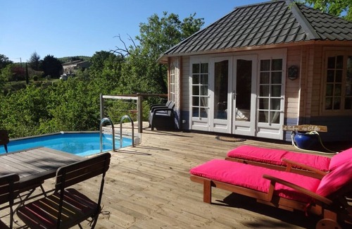 Lussas Cottage | Le Vallon des Etoiles⭐ "Cottage " Ardèche, Nature, Spa and Private swimming pool