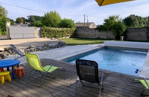 Noizay House | Les Prairies du Val d'Amboise Grand Gite 15 pers PMR avec piscine
