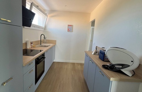 Chateau-d'Olonne Apartment | Les Sables Pailletés Quiet, oceanfront 70 m2 apartment!