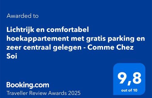 Ostend City Centre Apartment | Lichtrijk en comfortabel hoekappartement met gratis parking en zeer centraal gelegen - Comme Chez Soi