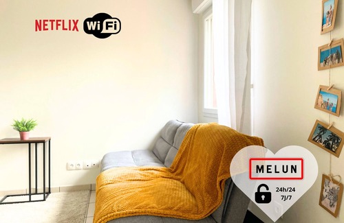 Melun Apartment | Lillas : Appartement Chill à 2 pas du Centre-ville de Melun