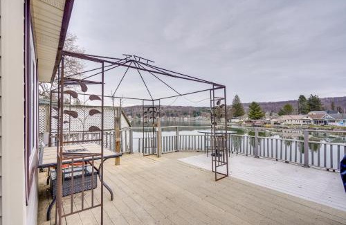Lime Lake-Machias House | Lime Lake Cottage with Lakefront Deck and Dock!