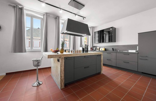 Gruenstadt Apartment | LiT LiVING: Luxus – Box SprIng – Terrasse – Parkplatz