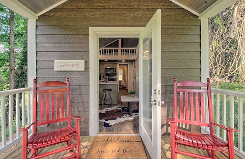 Wiley House | Little Red Roof, a tiny house in the GA mountains!