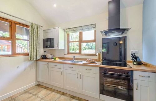 Kilcot Ski Chalet | Lodge with one king-size double with en suite shower.