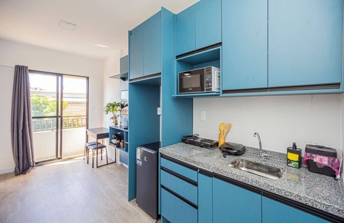 Belenzinho Apartment | Loft with smart lock and balcony in Bresser
