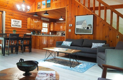 Mayfield House | Log Cabin Oasis 10 Acres+Lake Access. Pet Friendly!