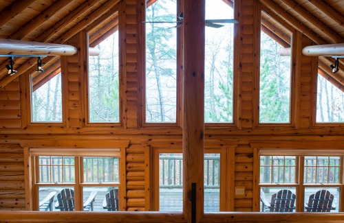 Waubun Cabin | Log Cabin On Scenic Juggler Lake ~ Dramatic Sunset Views!